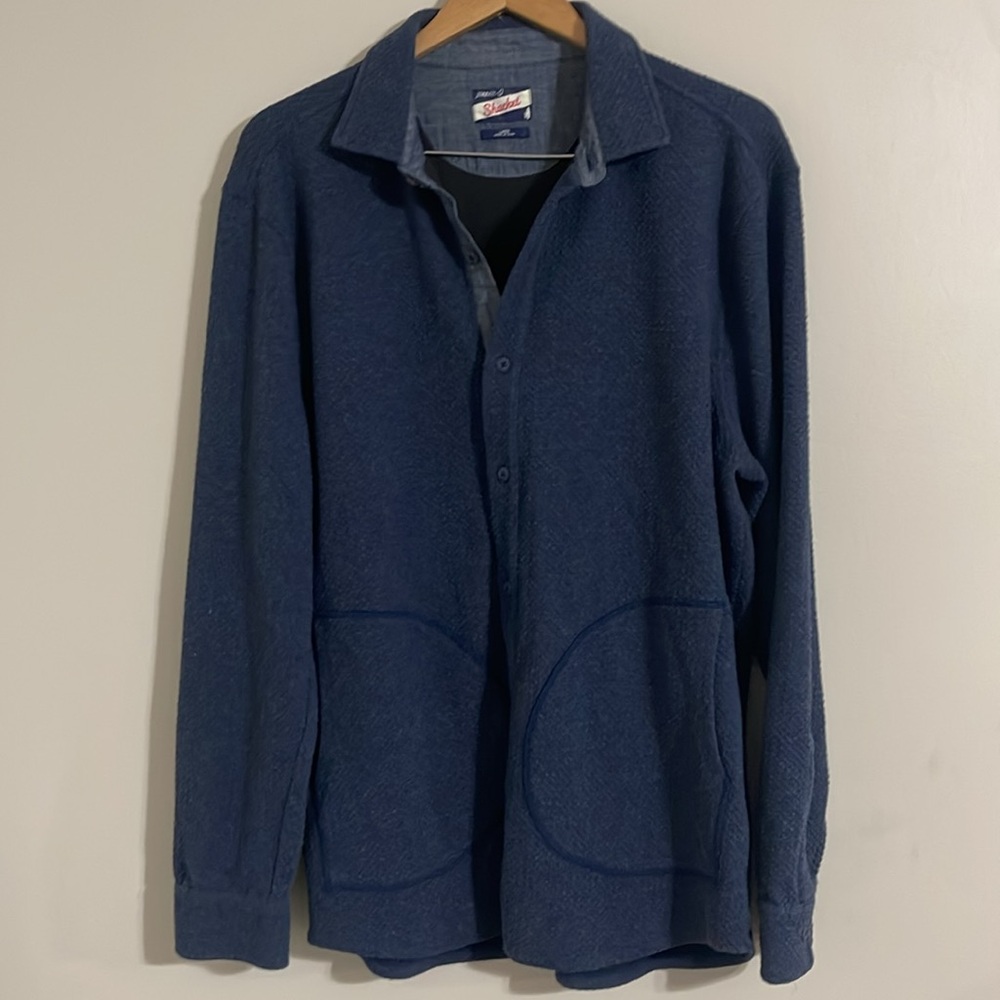 Johnnie-O Men's Blue Shirt Jacket